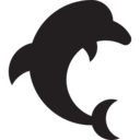 animals,mammal,zoo,animal,silhouette,sea,dolphin,dolphins